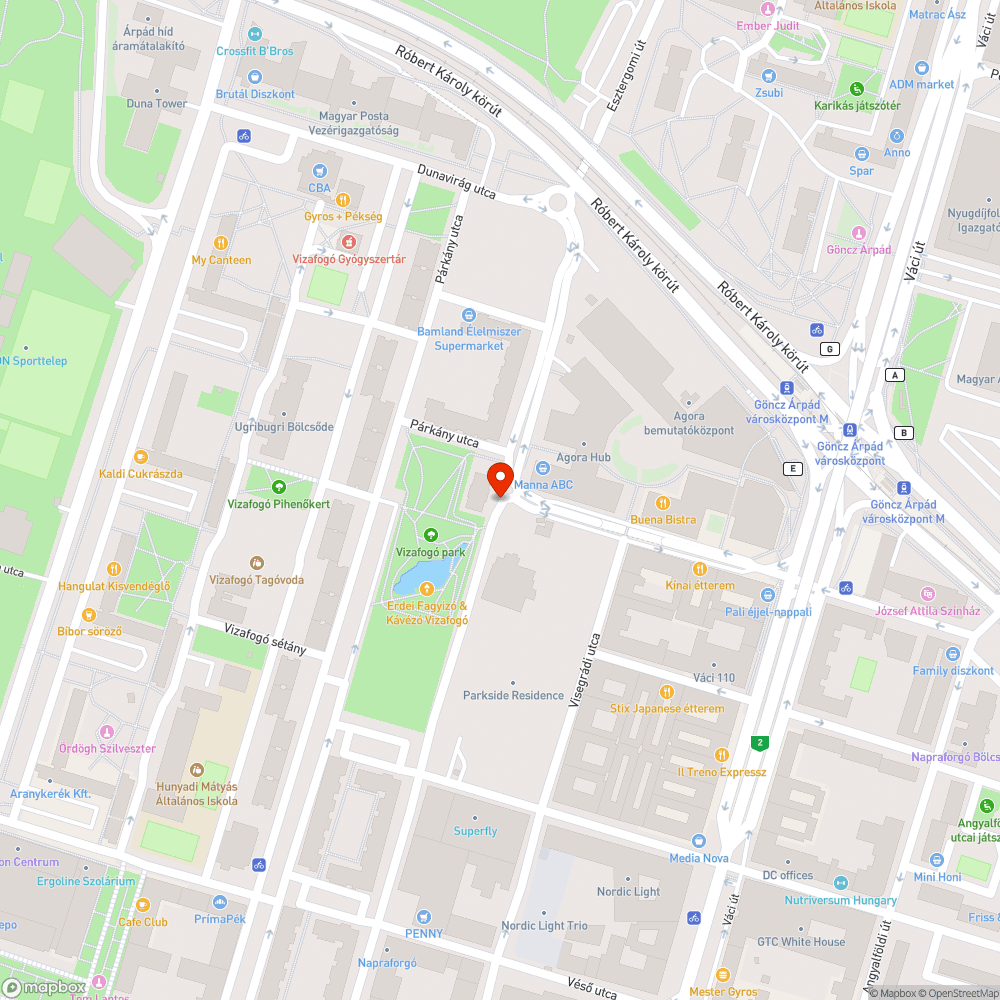 Veszélyes fedő bejelentés helye