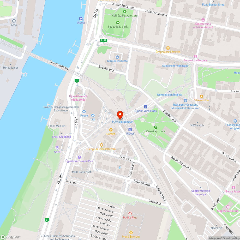 XIII. Újpest Városkapu Volánbusz pu. - MÁV állomás - M3 aluljáró kijárat környezetének köztisztasága bejelentés helye