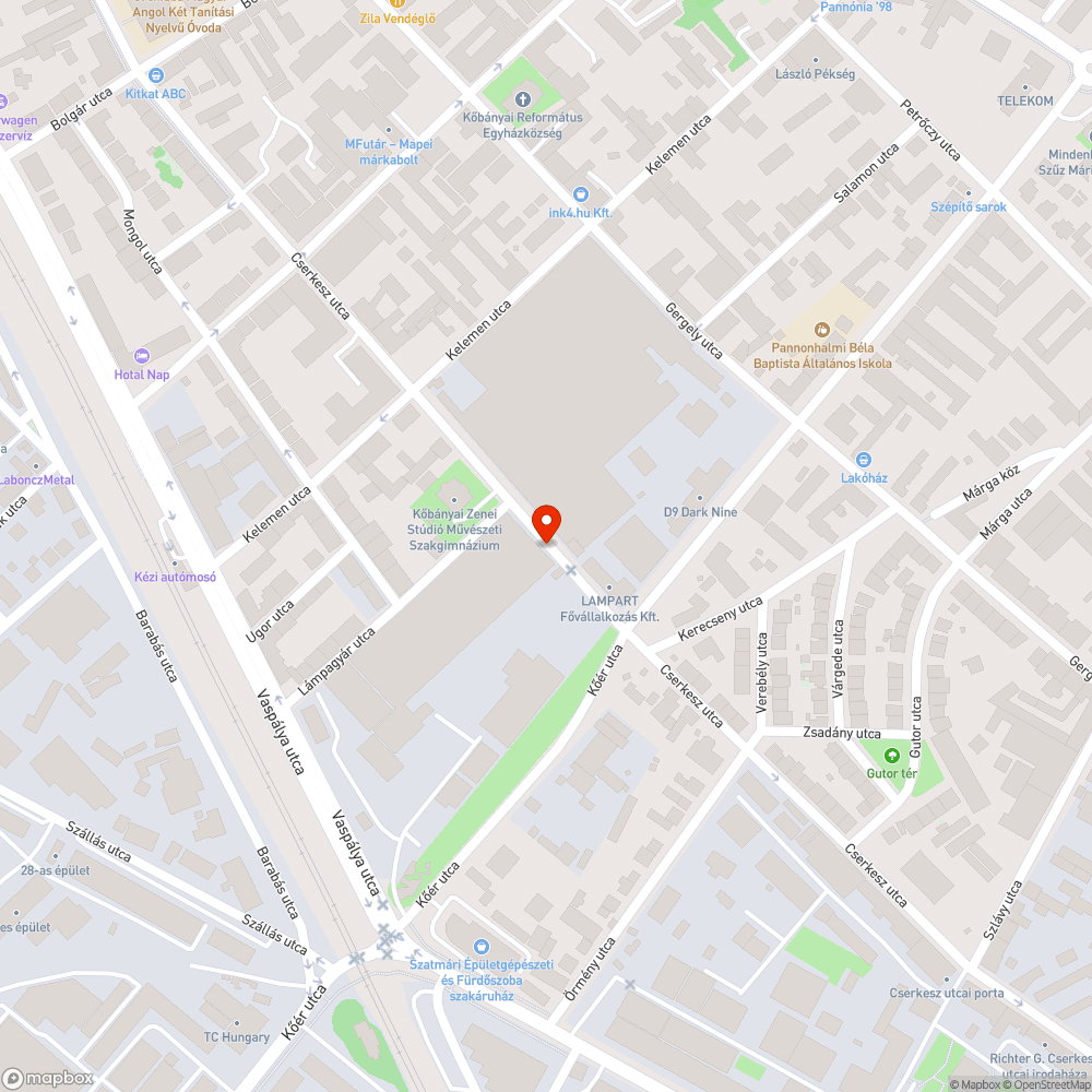 Illegálisan lerakott szemétkupac bejelentés helye