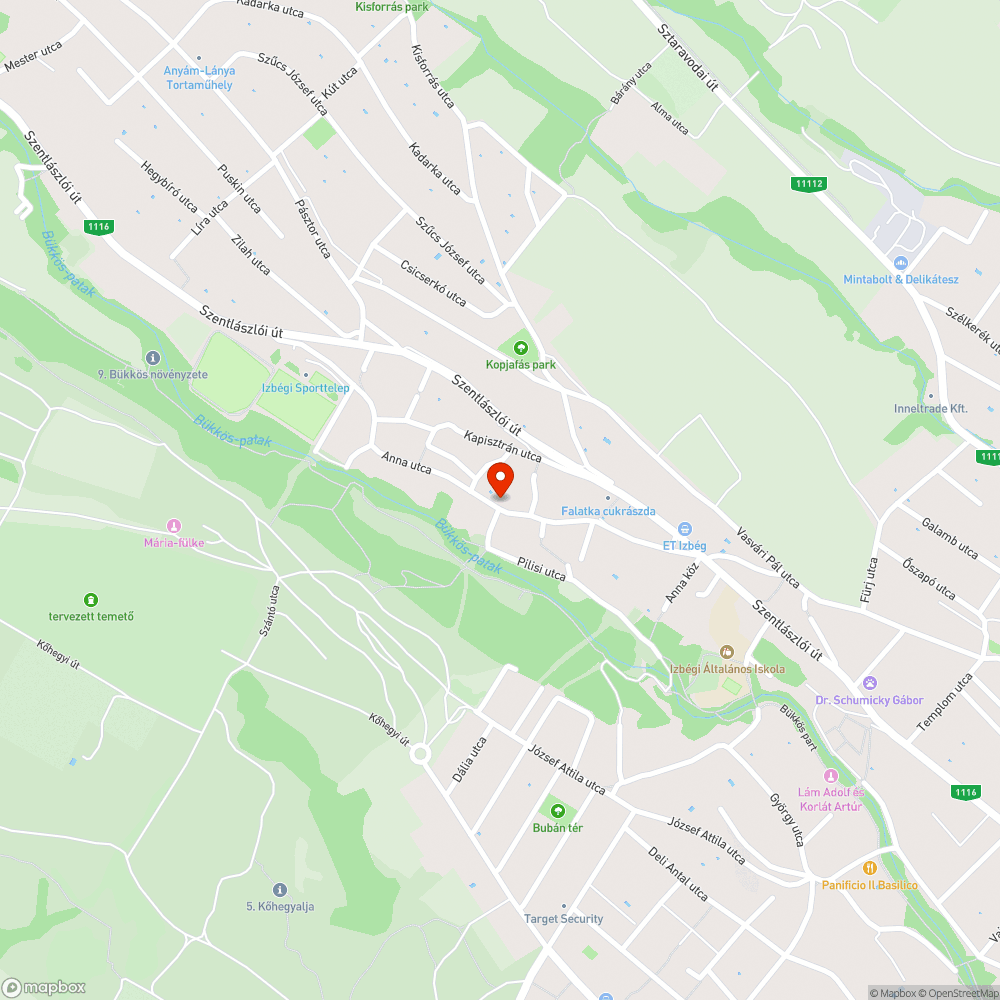 Vasoszlopok és kőhalom az út szélén bejelentés helye