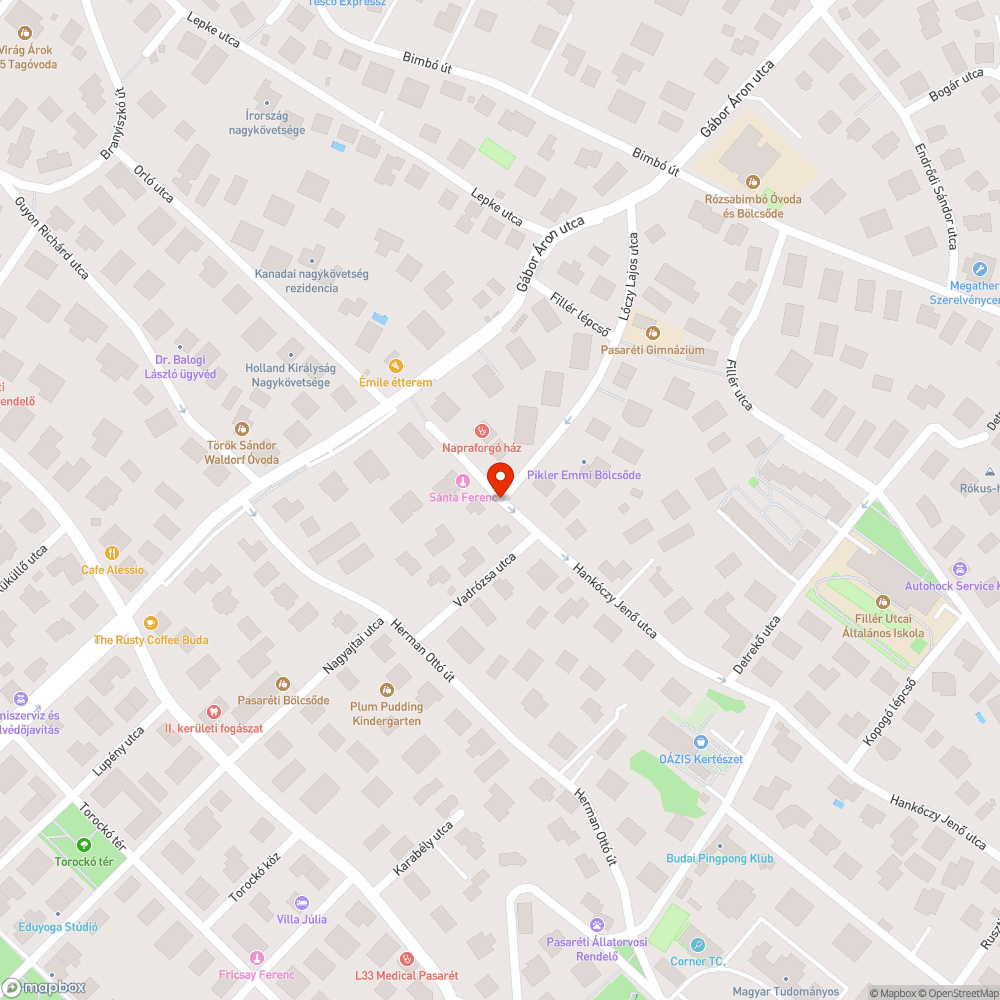 Lóczy-Hankóczy roncsderbipálya bejelentés helye