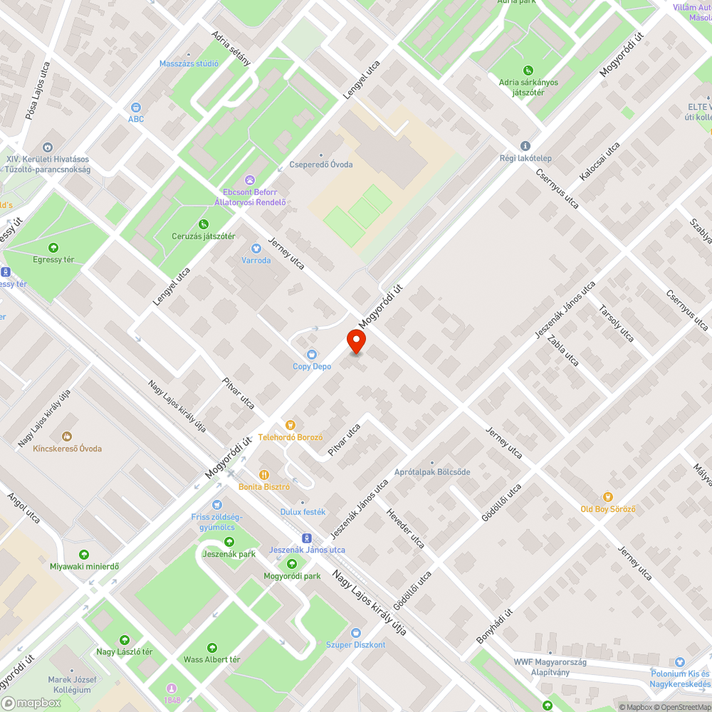 Közterületén óriásra nőtt gaz bejelentés helye