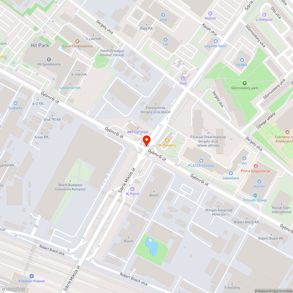 Útburkolat alatti kimosódás bejelentés helye