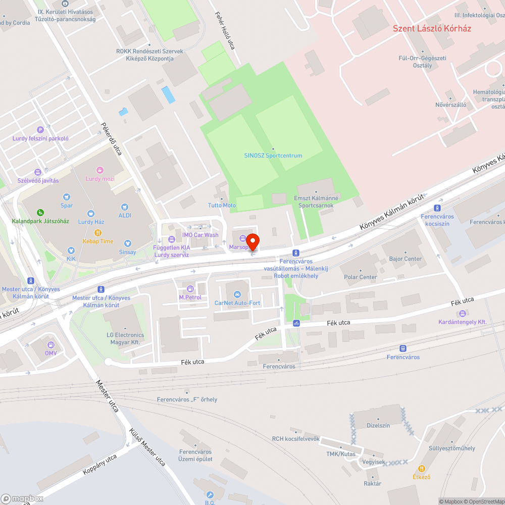 Otthagyott aszfalt bejelentés helye