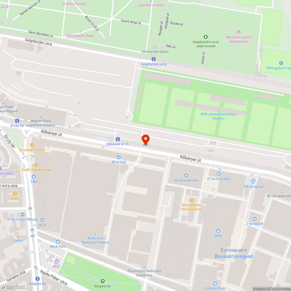 Újabb kidöntött korlát a Kőbányai úton bejelentés helye