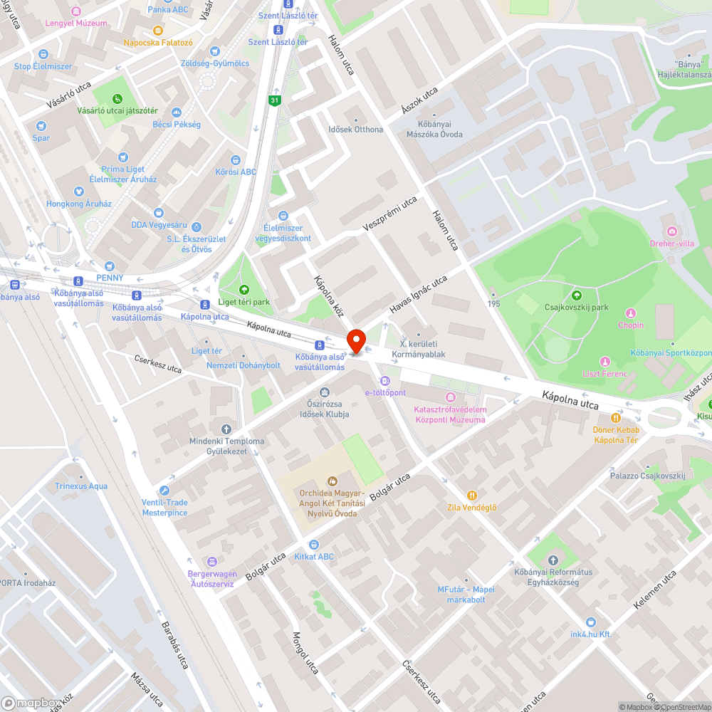 hibásan felfestett parkolók bejelentés helye