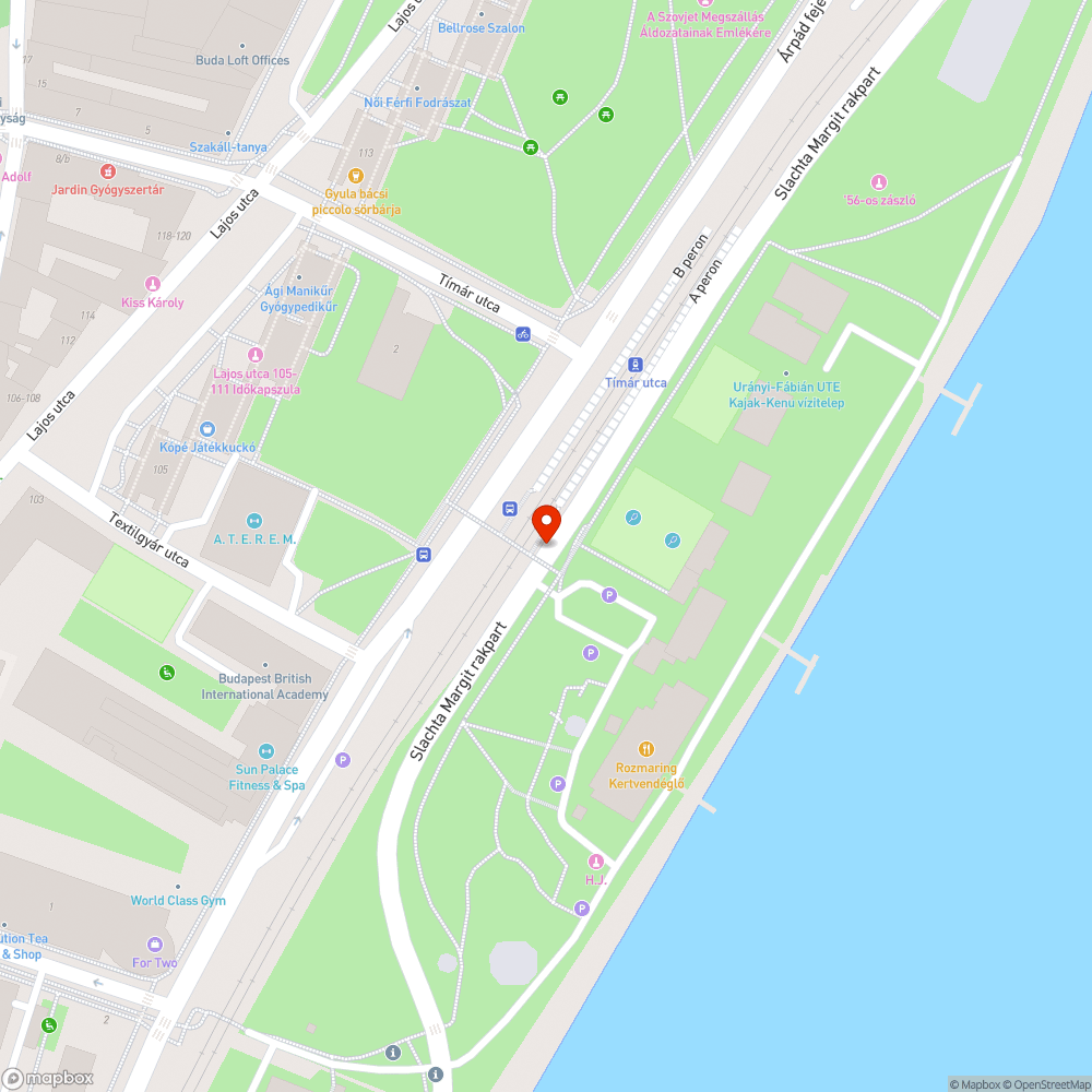 Hiányzó Kresz tábla a Schlachta Margit rakparton bejelentés helye