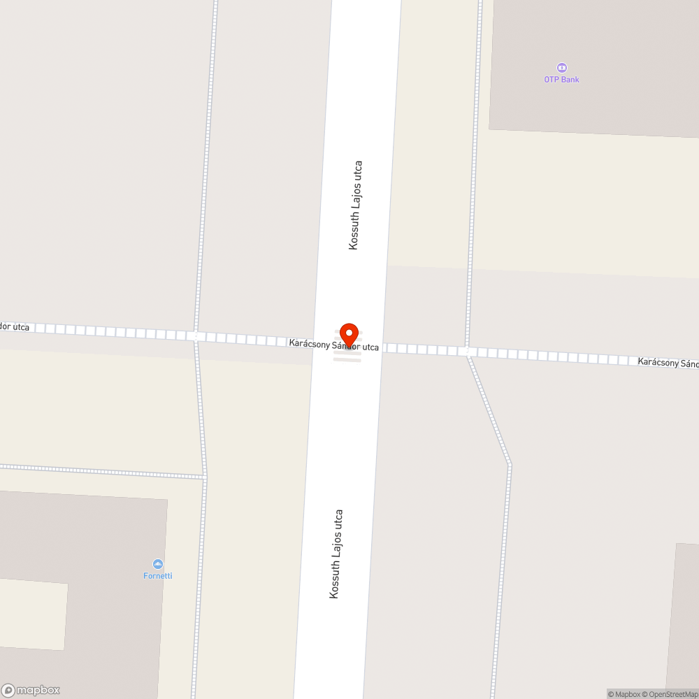 Eldugult vízelnyelő bejelentés helye