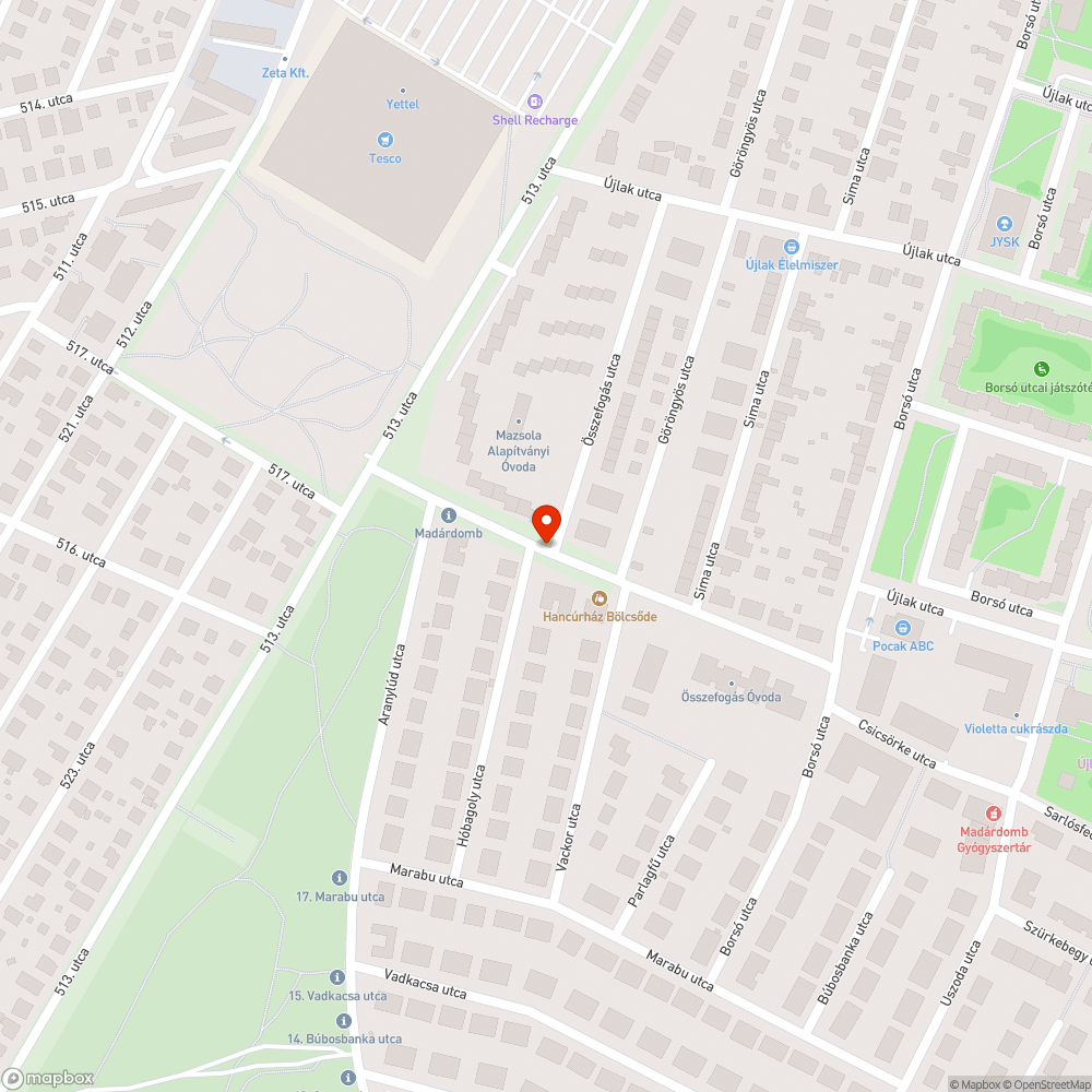 Ismételt bejelentés: megáll a víz és a járda pont bele vezet... bejelentés helye