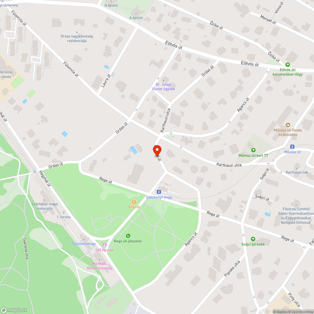 Rossz és hiányzó utcai lámpa bejelentés helye