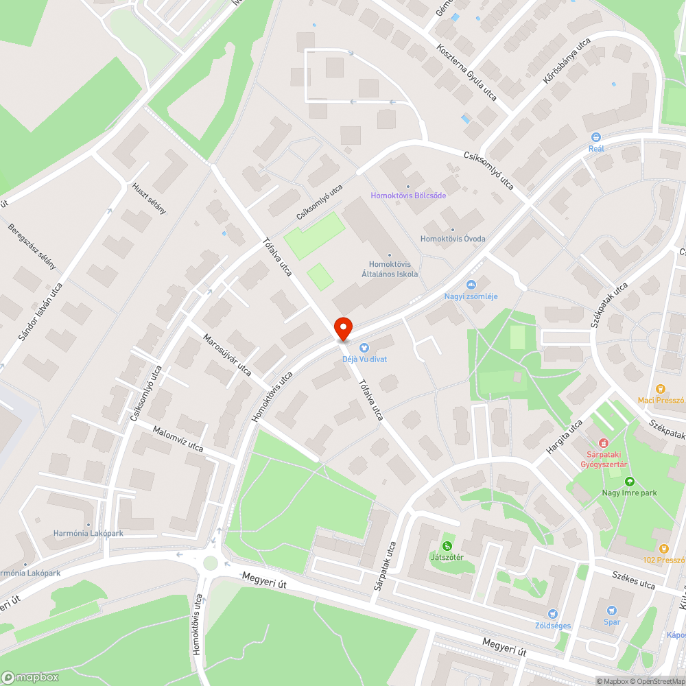 Kidőlt tábla bejelentés helye