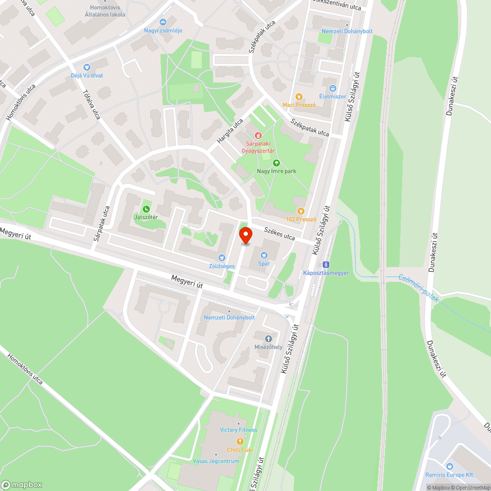 Sárpatak utcai forgalmi rend bejelentés helye