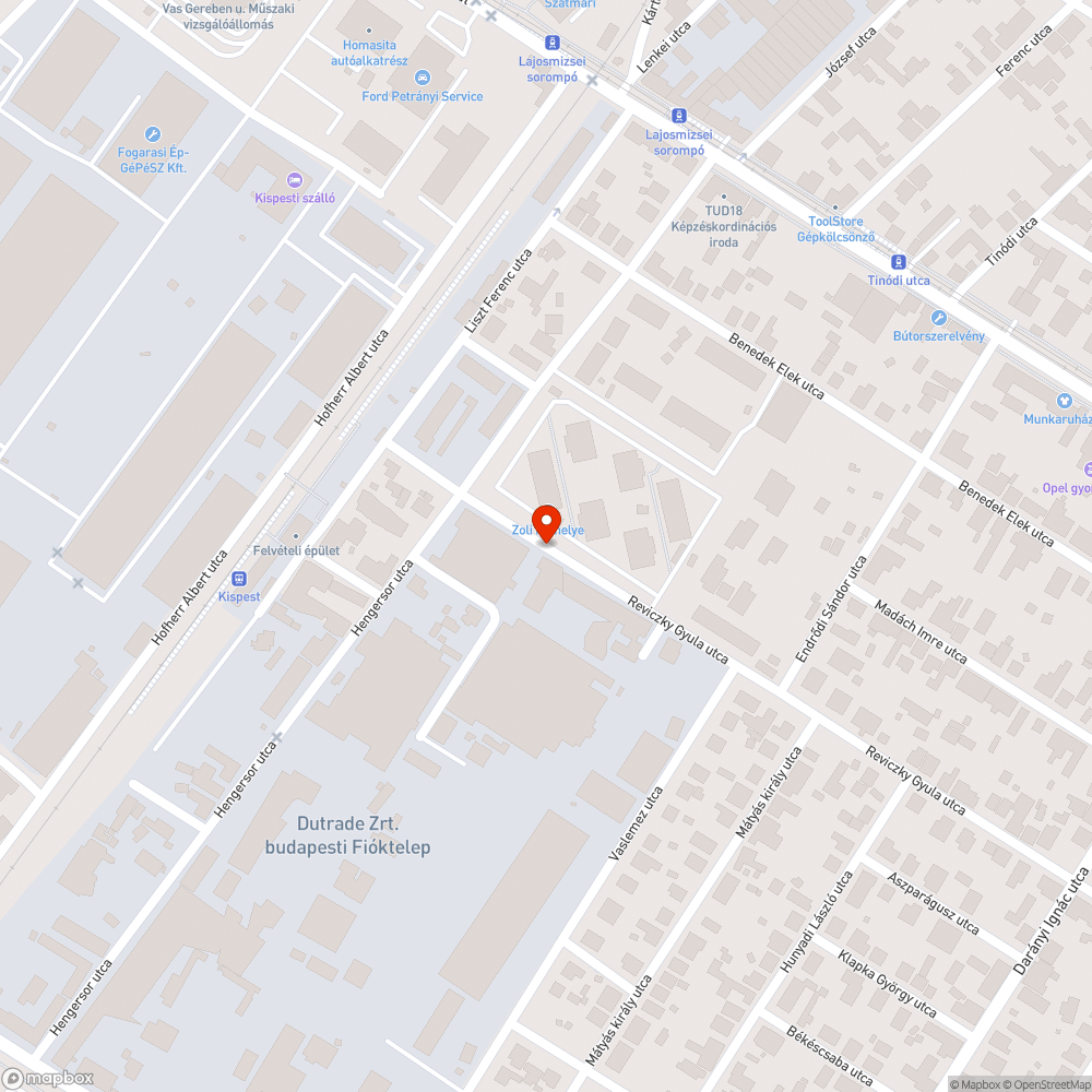 Letört faág lóg a járda felett bejelentés helye