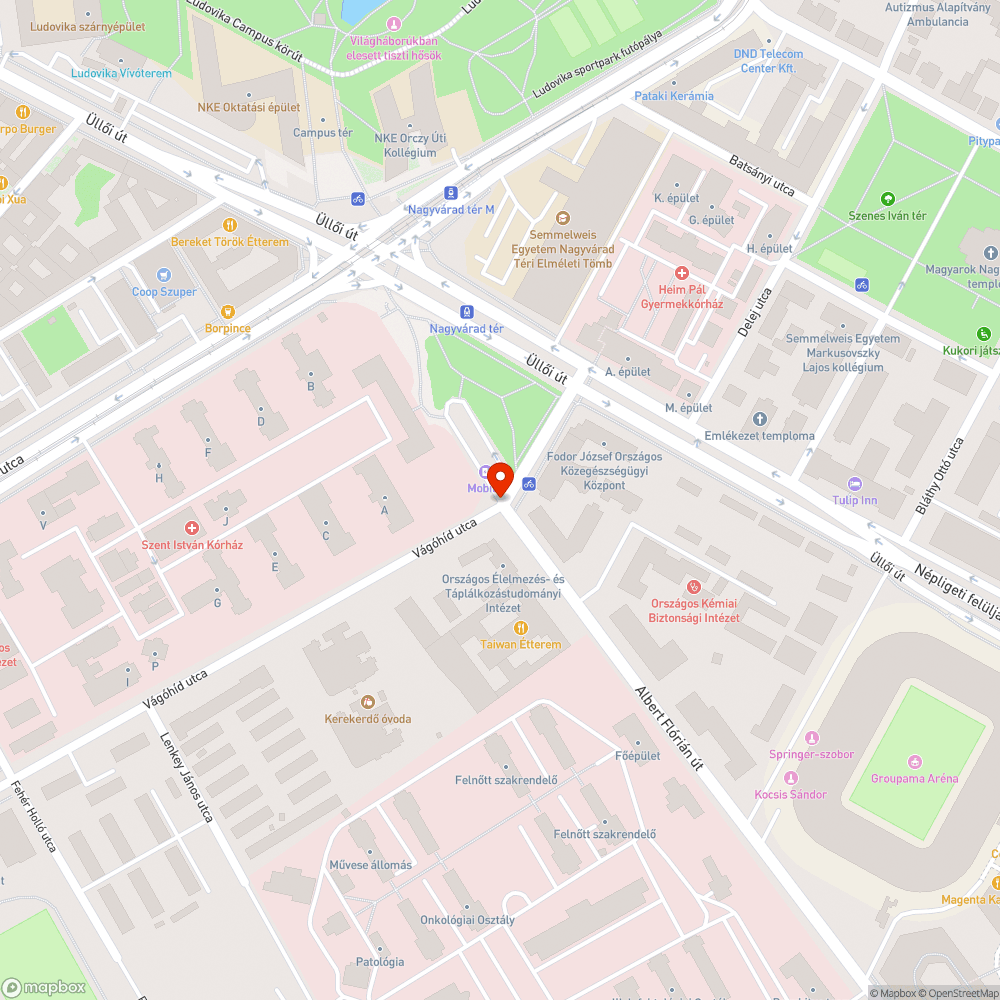 Megáll az esővíz bejelentés helye