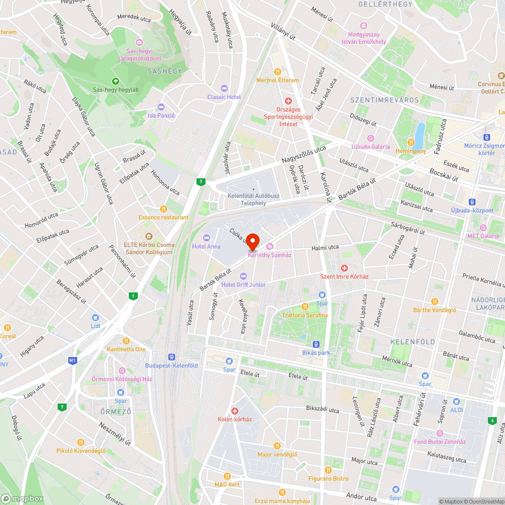 Villamossín melletti nagy rés bejelentés helye