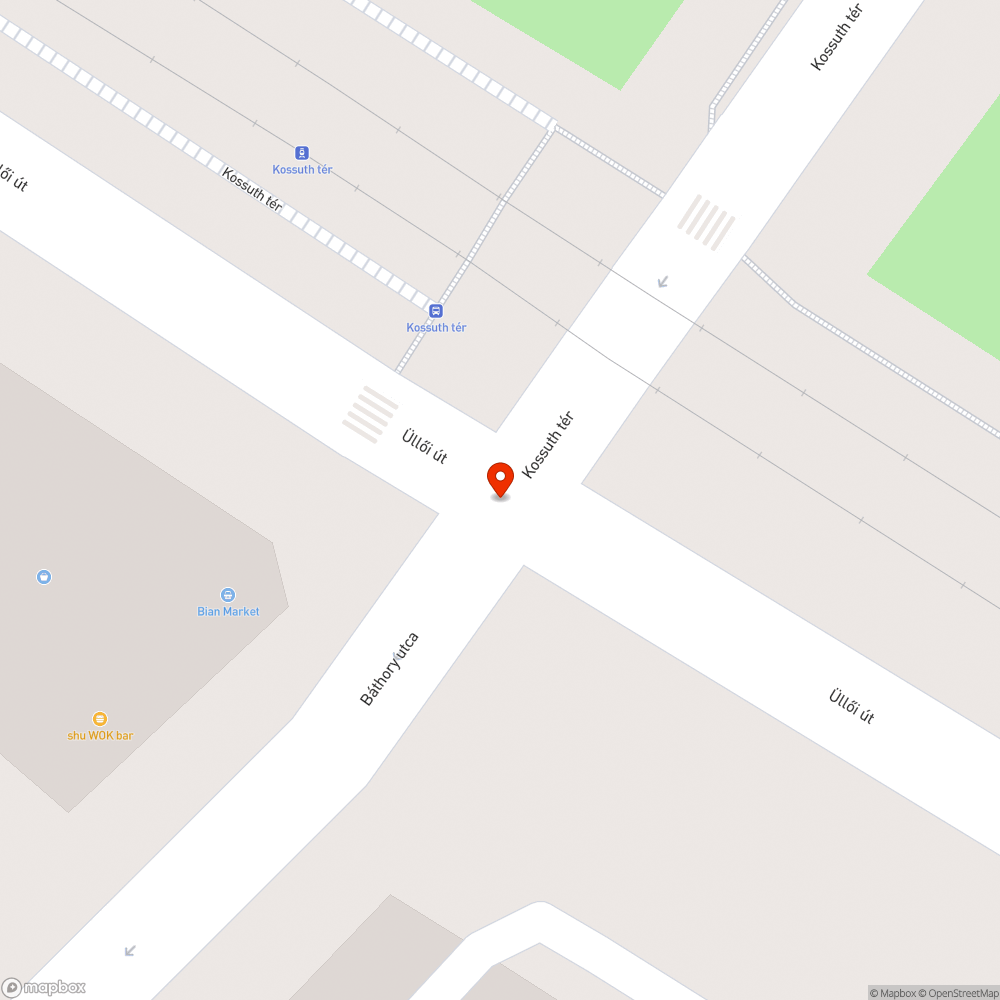 vízben álló zebra bejelentés helye