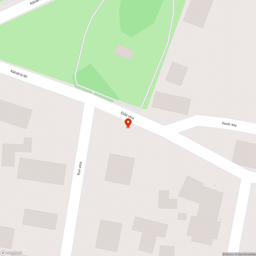 Elhagyott autó bejelentés helye