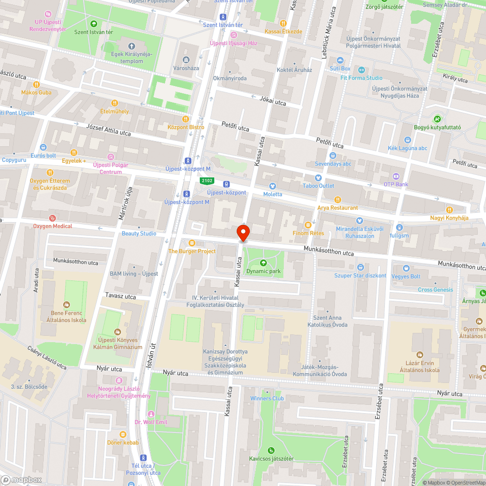 Beláthatatlan kereszteződés bejelentés helye