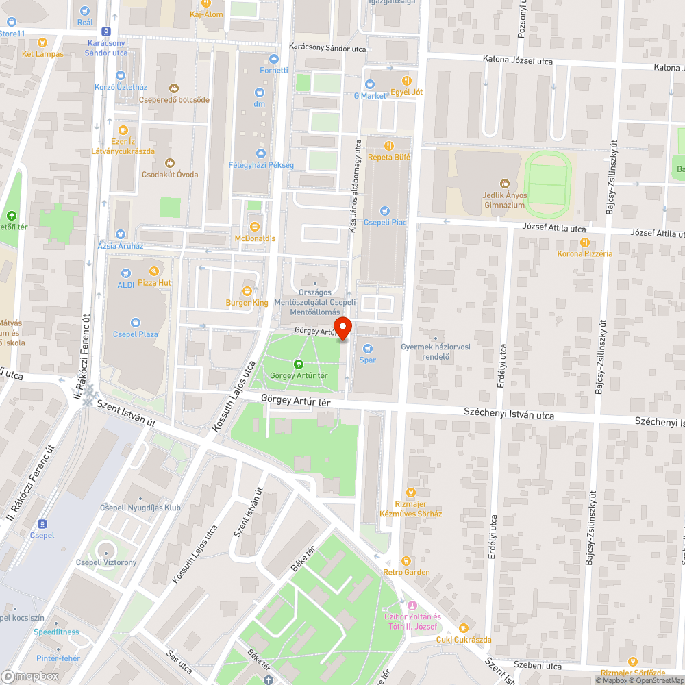 Eldugult a vízelvezető az ivókútnál - Görgey Artúr tér bejelentés helye