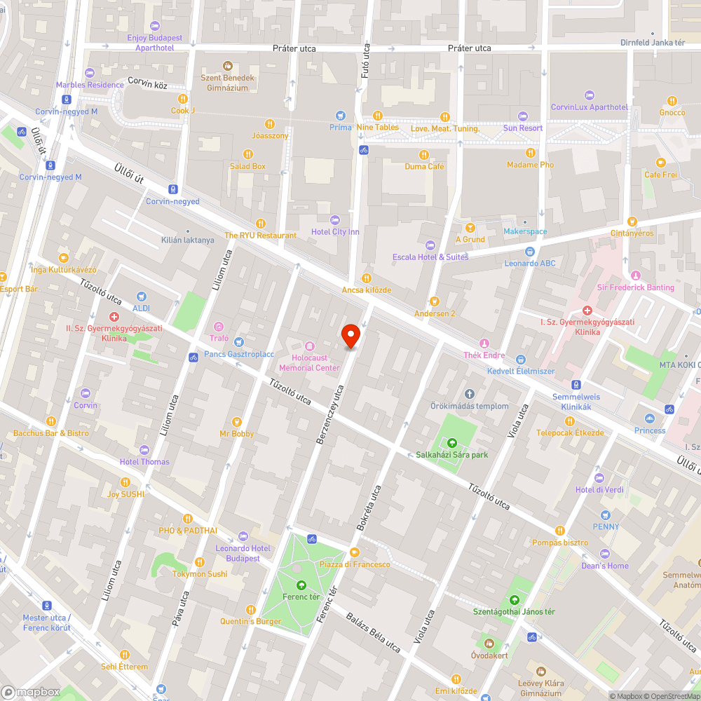 alá mosott út/járda bejelentés helye