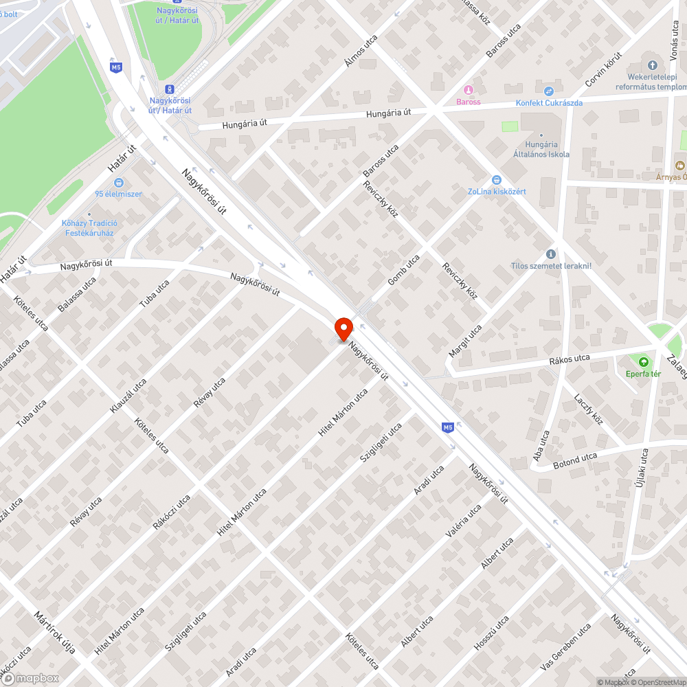 További illegális szemétlerakás bejelentés helye