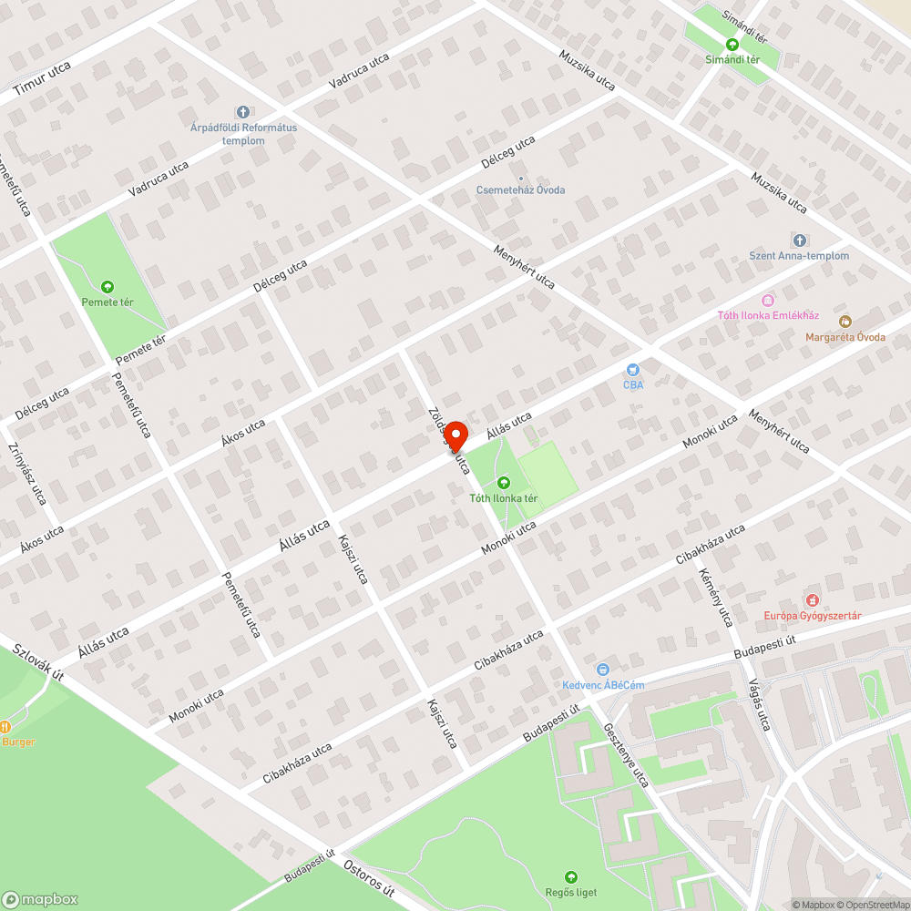 A pad hátulja leszakadt! bejelentés helye