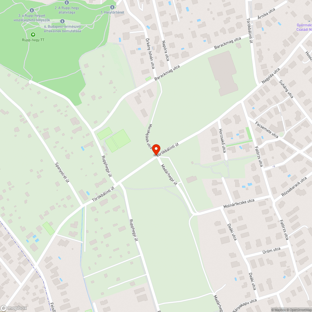 Hatalmas szemétkupacok a Törökbálinti úton bejelentés helye