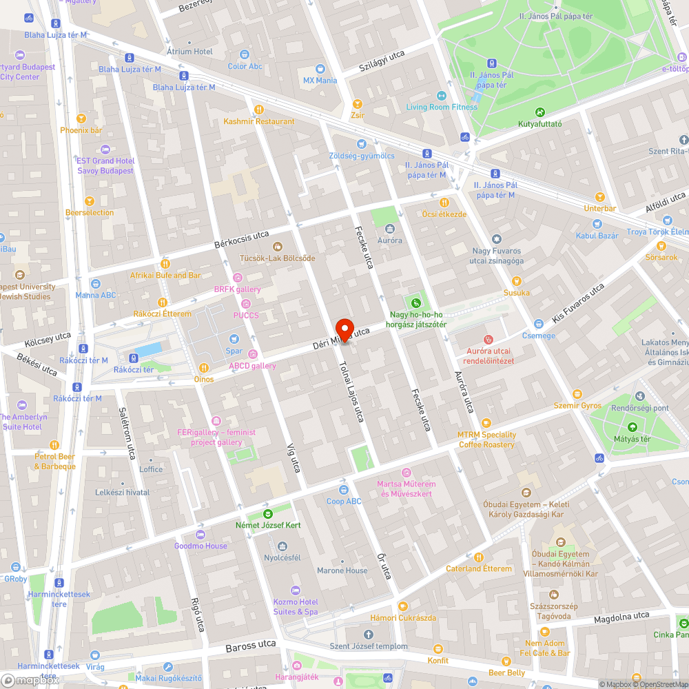 Szivárgó víz egy tűzcsapból bejelentés helye