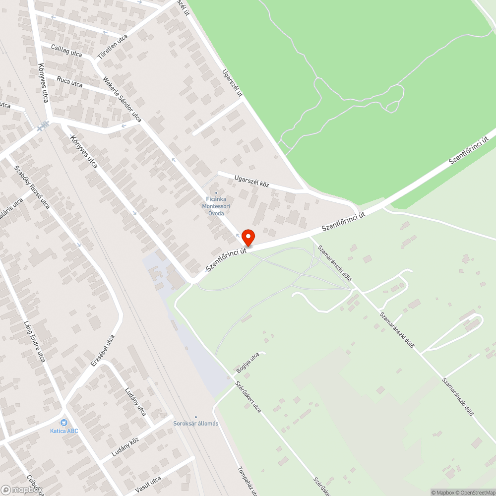 Hordalék az úton bejelentés helye