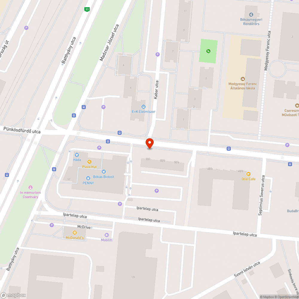 balesetveszélyes járda bejelentés helye