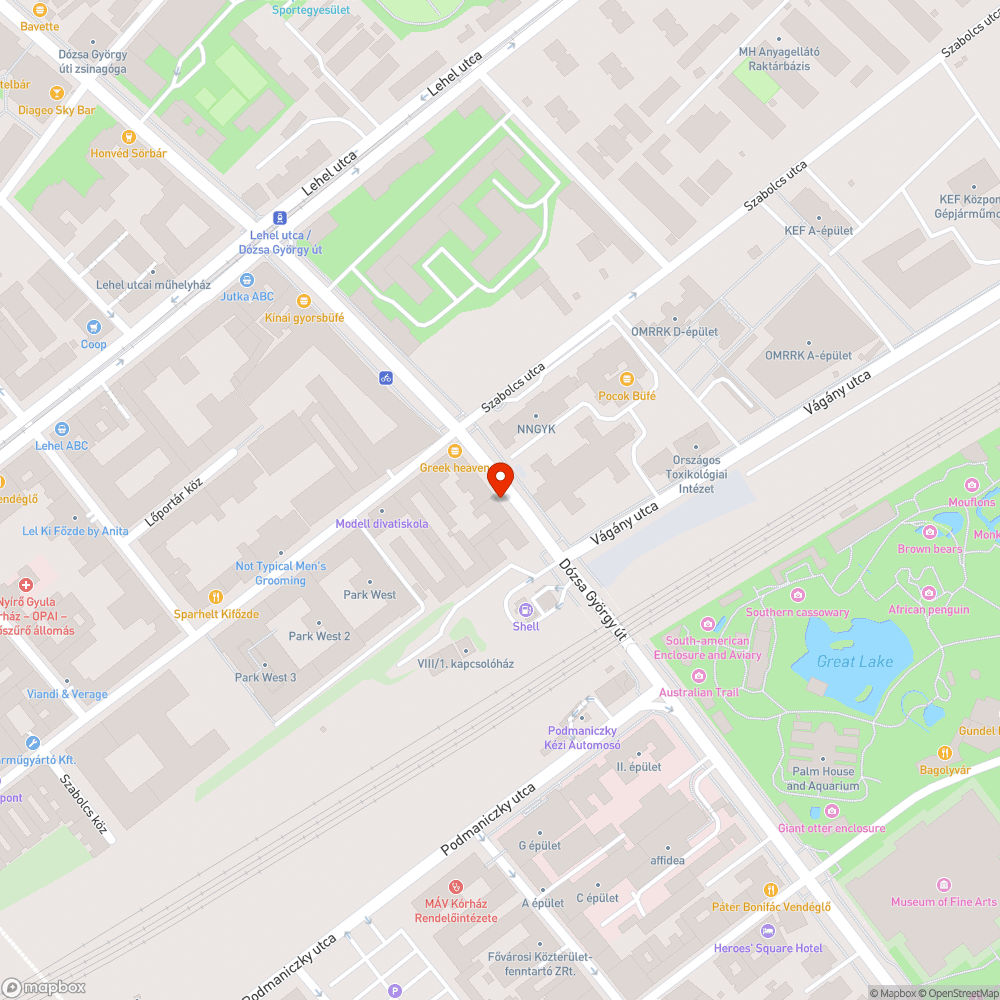 Kidőlt elektromos kapcsoló(?)szekrény bejelentés helye