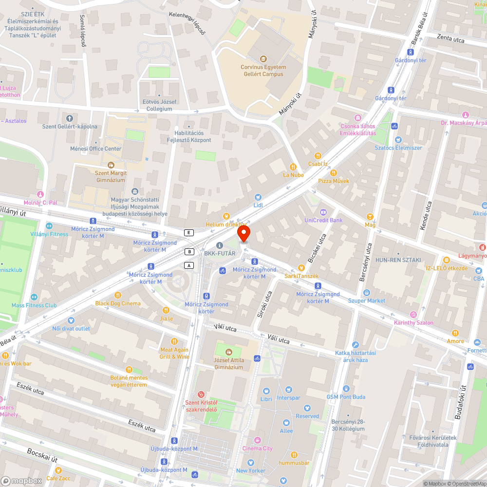 Hetek óta növekvő szemét a  Móricz Zsigmond körtéren bejelentés helye