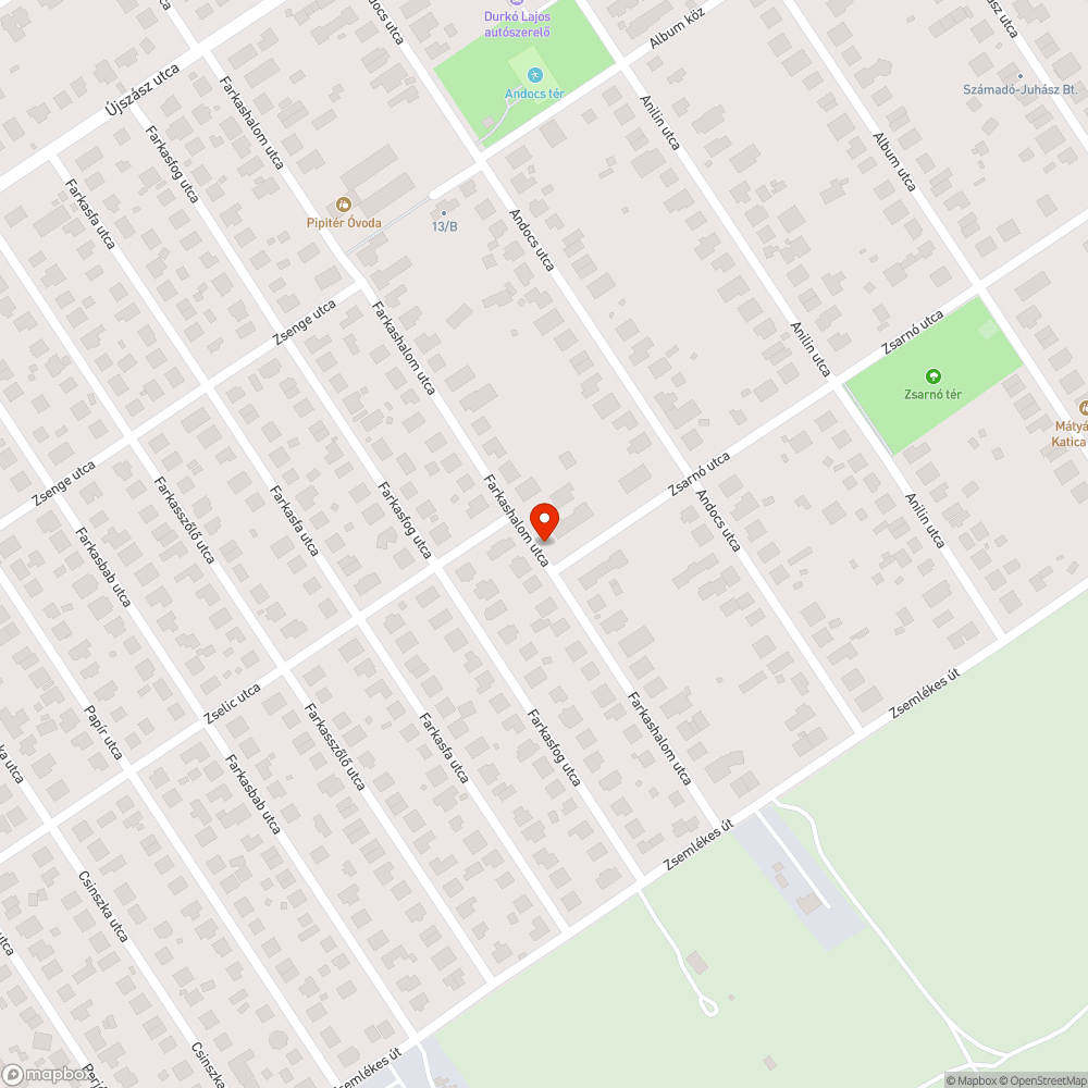 Műszaki hulladék a járda mellett bejelentés helye