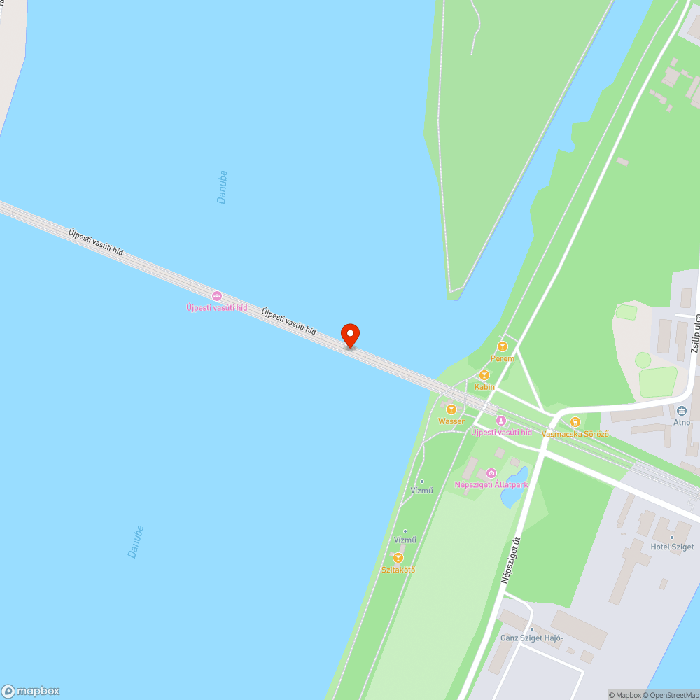 Gazos az Északi összekötő vasúti híd bejelentés helye