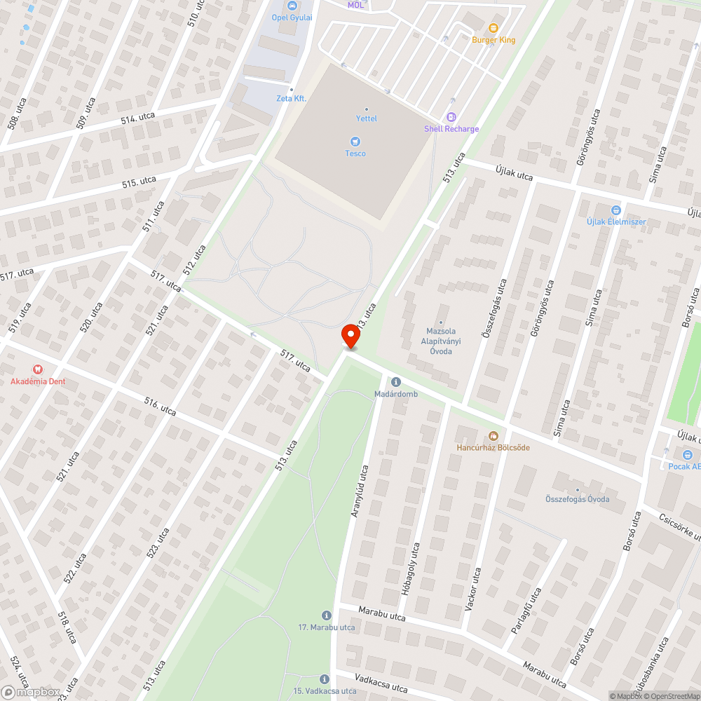 Ismételt bejelentés: csatorna bevezetés megrongálása bejelentés helye