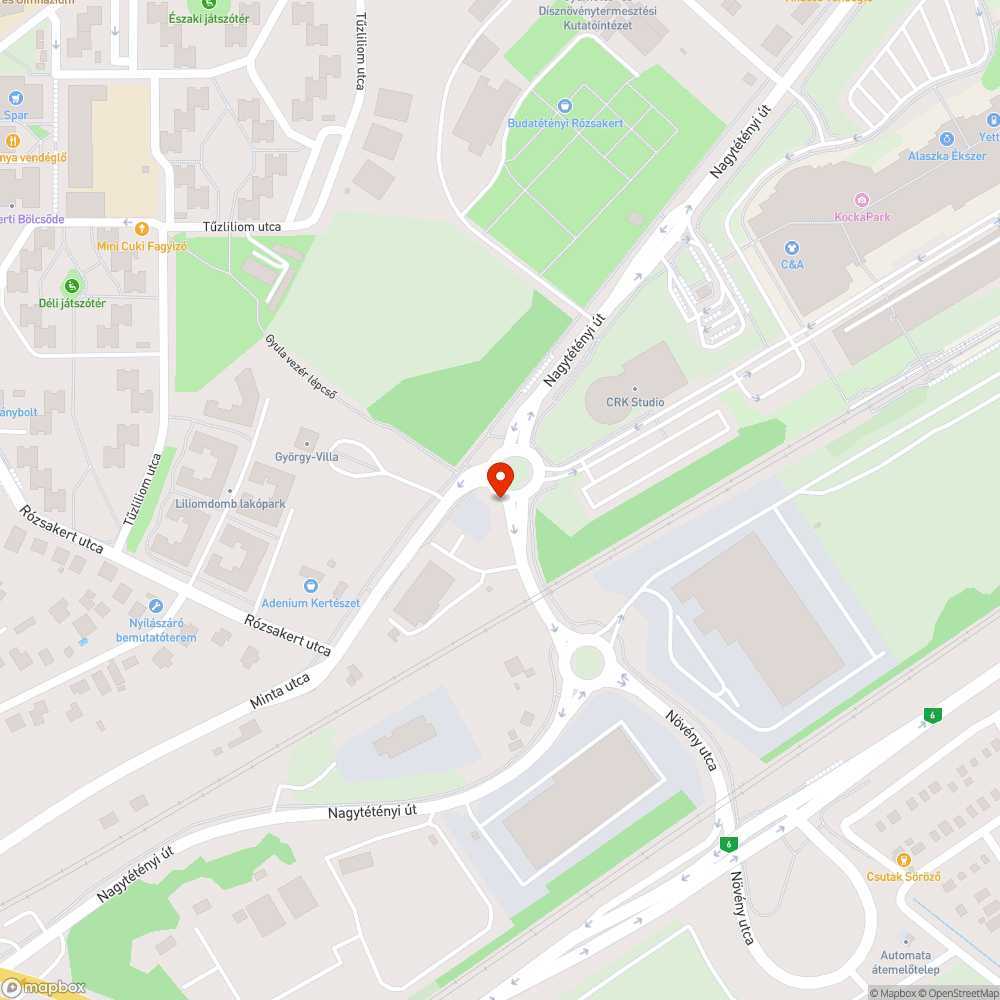 Kiszáradt fák bejelentés helye