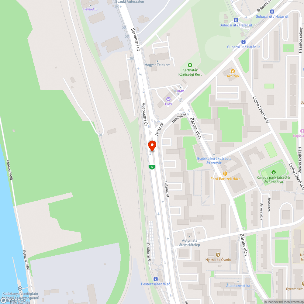 Úttestre szivárgó víz bejelentés helye