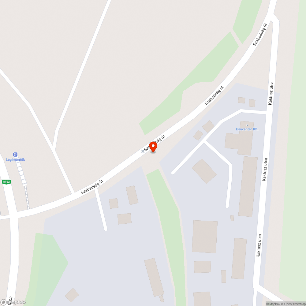 Kátyú bejelentés helye