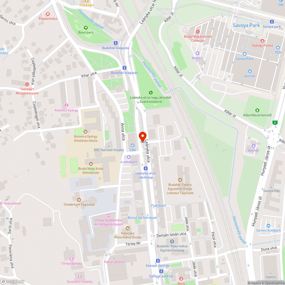 Kivágott fa pótlása - villamosmegálló (Leányka utcai lakótelep) (47-56)- /FŐKERT bejelentés helye