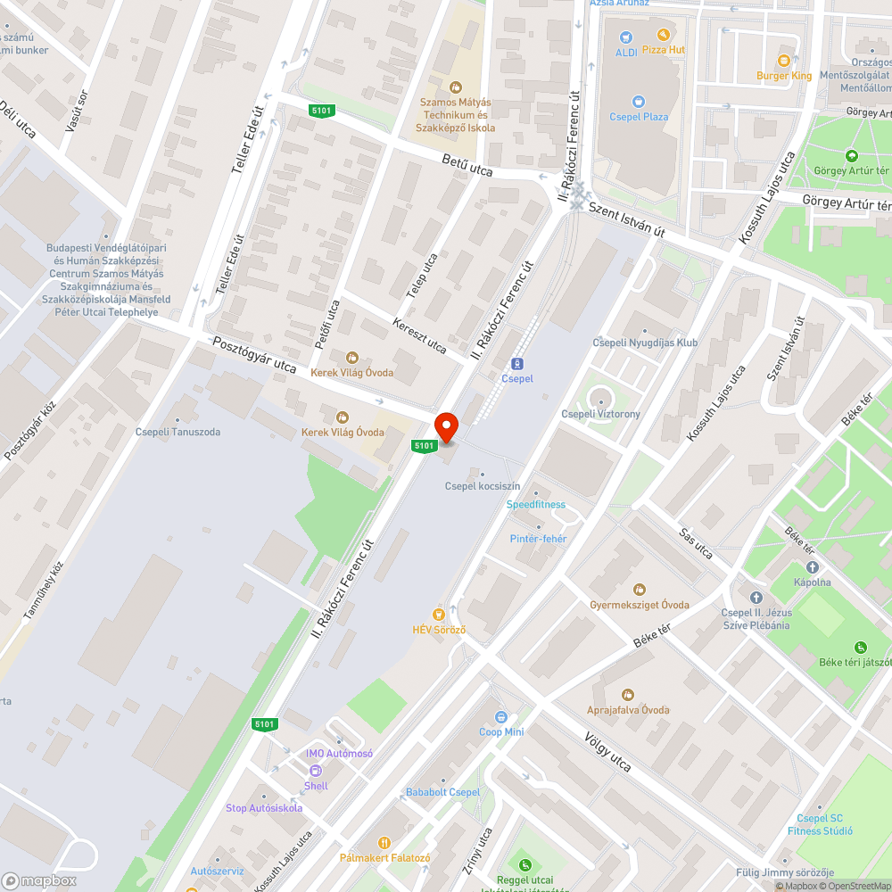 Csepel H7 végállomás tárolóvágányok - szemét, csikk mindenhol bejelentés helye