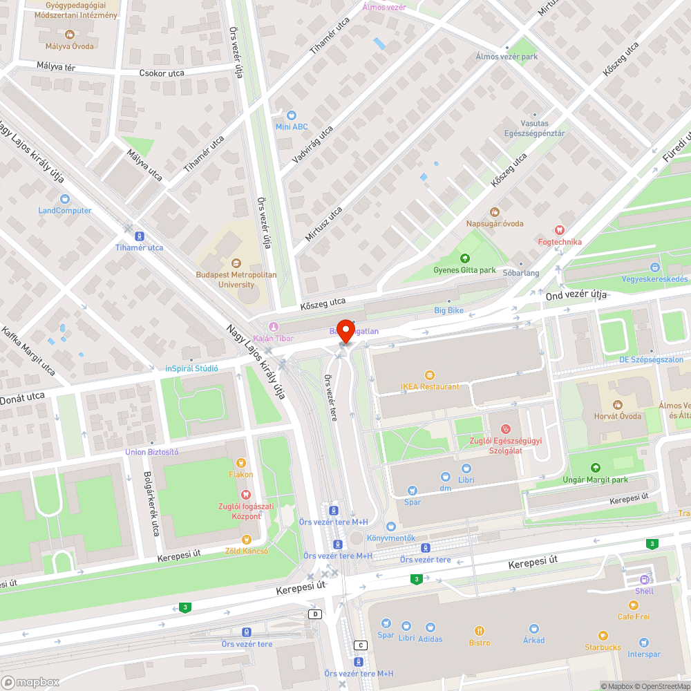 Törött KRESZ-tábla bejelentés helye