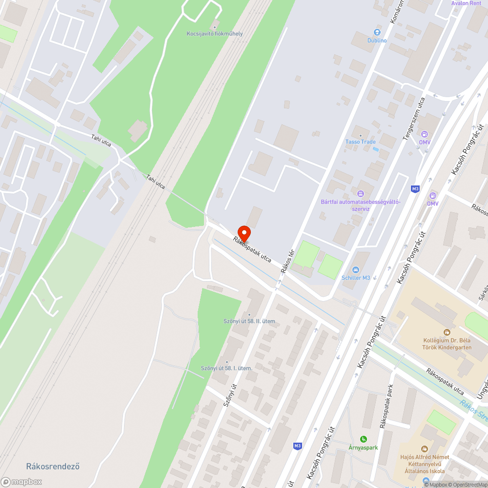 Szemét az ajánlott kerékpárúton bejelentés helye