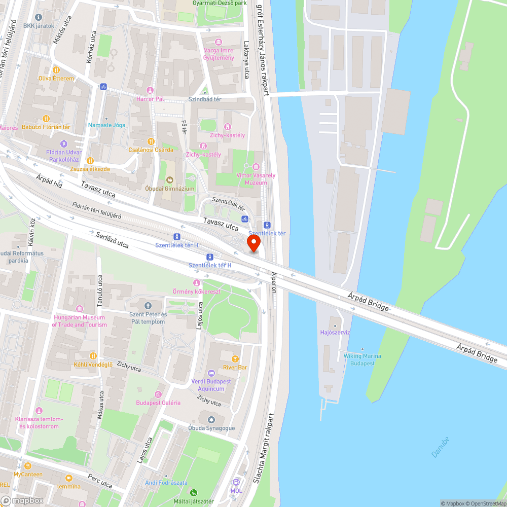 Árpád híd kerékpárút, hiányzó KRESZ tábla, kinek van elsőbbsége? bejelentés helye