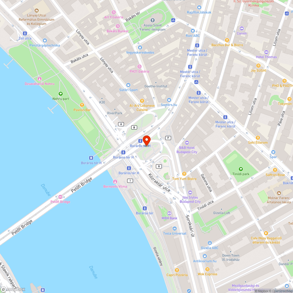 Boráros tér - Főkert &amp; Fővárosi Önkormányzat - hajdani virágok hűlt helye bejelentés helye