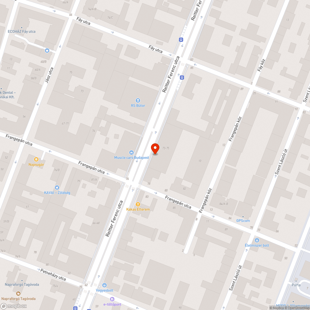 Reitter Ferenc utca 73: teremgarázsból kijövet nem lehet látni a balról érkező forgalmat bejelentés helye