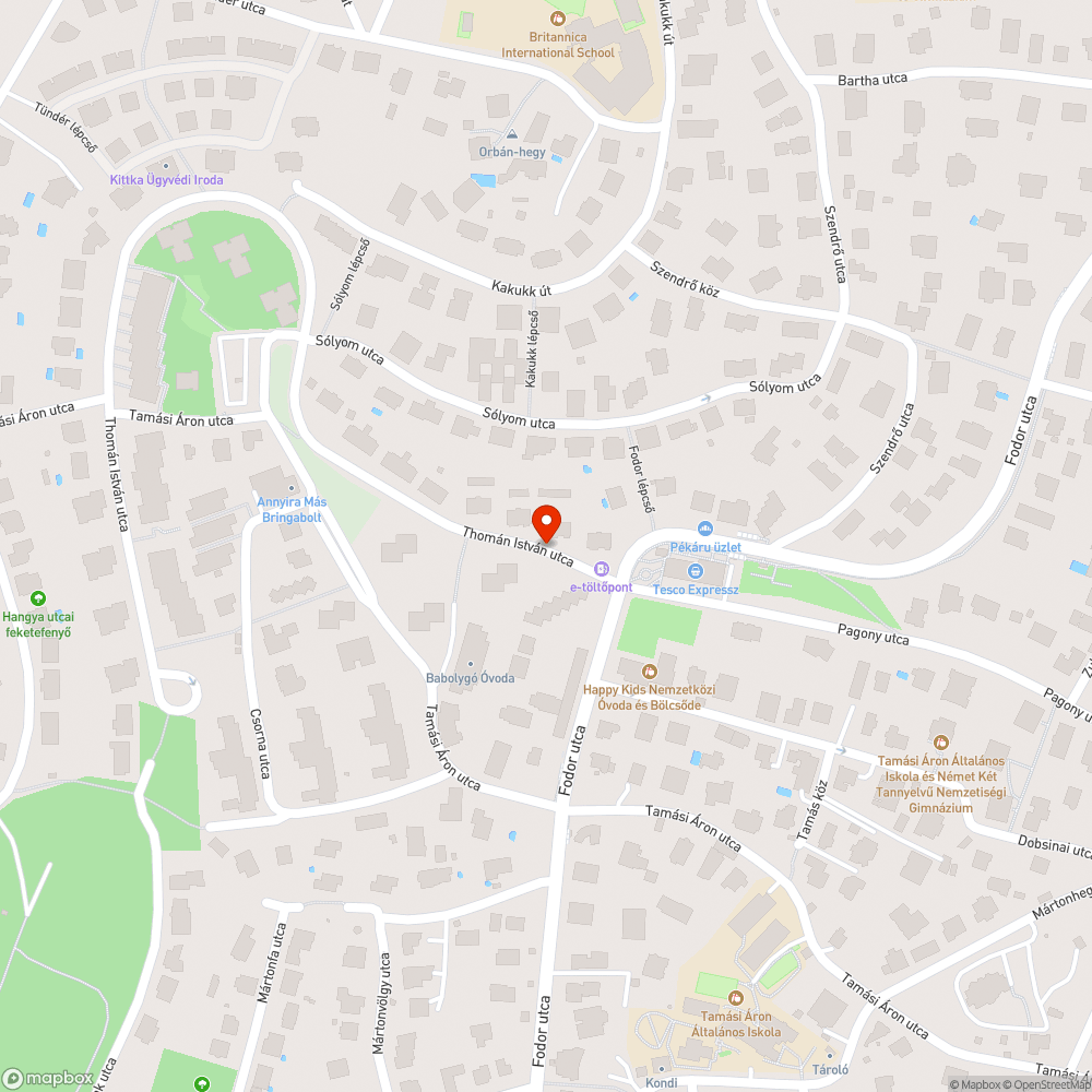 Elhagyott autó bejelentés helye