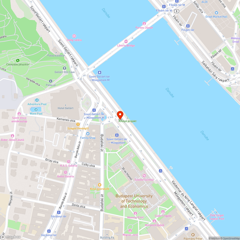 Kukák hiánya a műegyetem rakparton bejelentés helye