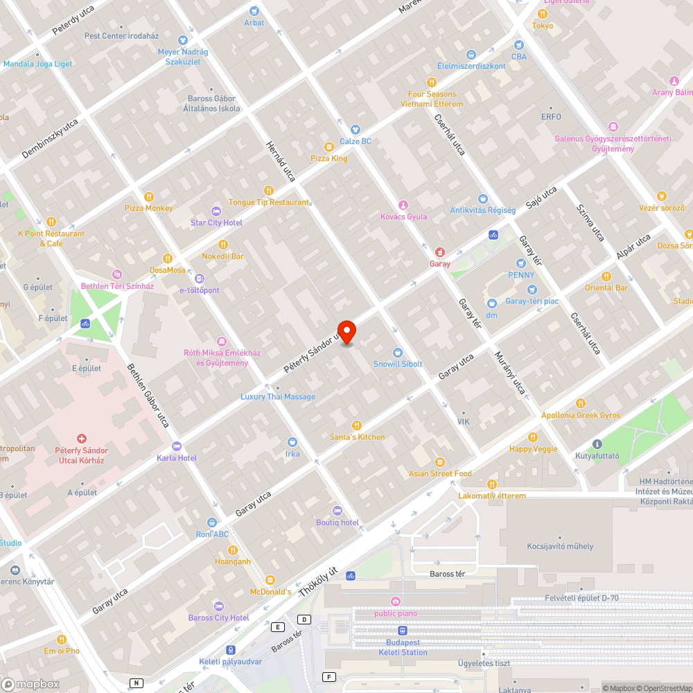 Balesetveszélyes jarda bejelentés helye