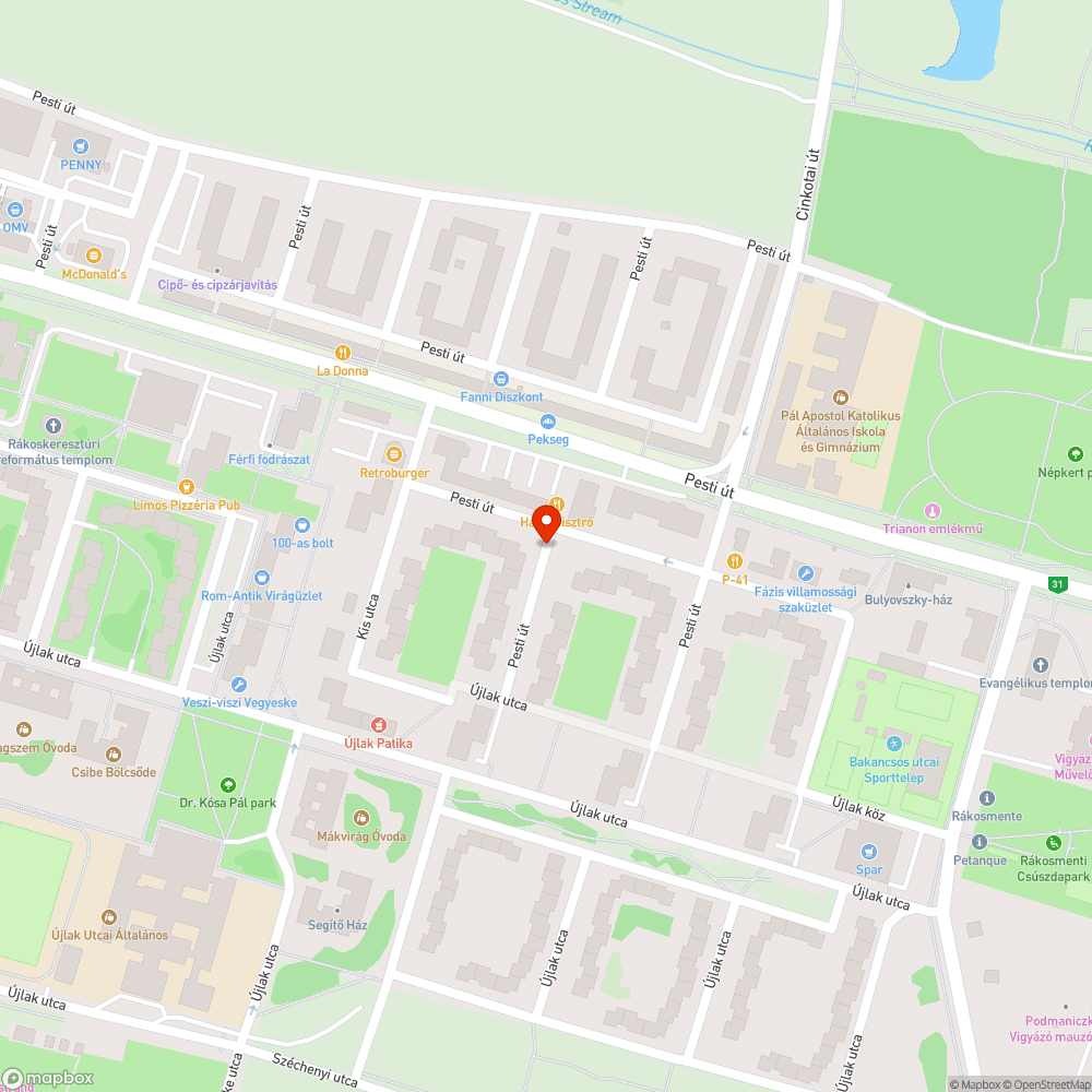 Az utcatábla hűlt helye... bejelentés helye