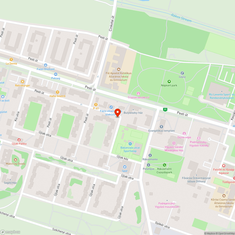 Matracok az út szélén... bejelentés helye